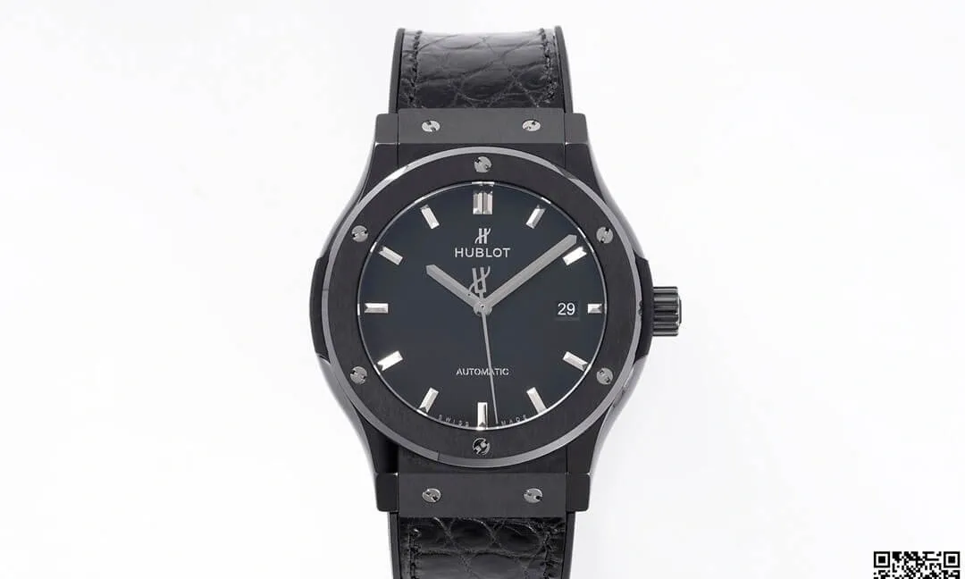 GSF Hublot Classic Fusion 542.CM.1171.RX GS Factory 1:1 Best Edition Replica Watch Black Leather Strap